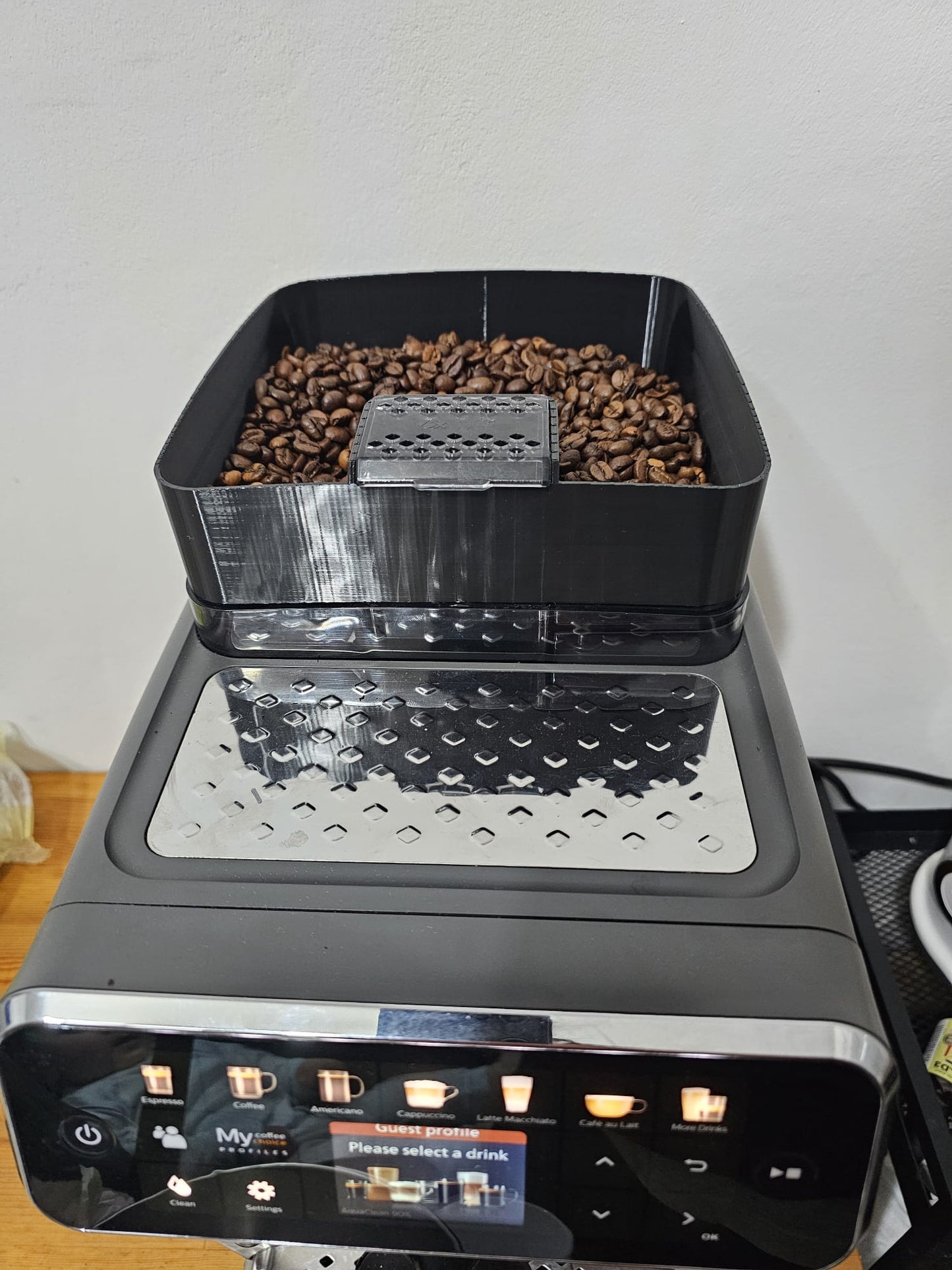 Extensie Rezervor Boabe Cafea Philips LatteGo, Compatibila EP 800-5500