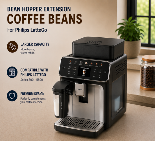 Extensie Rezervor Boabe Cafea Philips LatteGo, Compatibila EP 800-5500