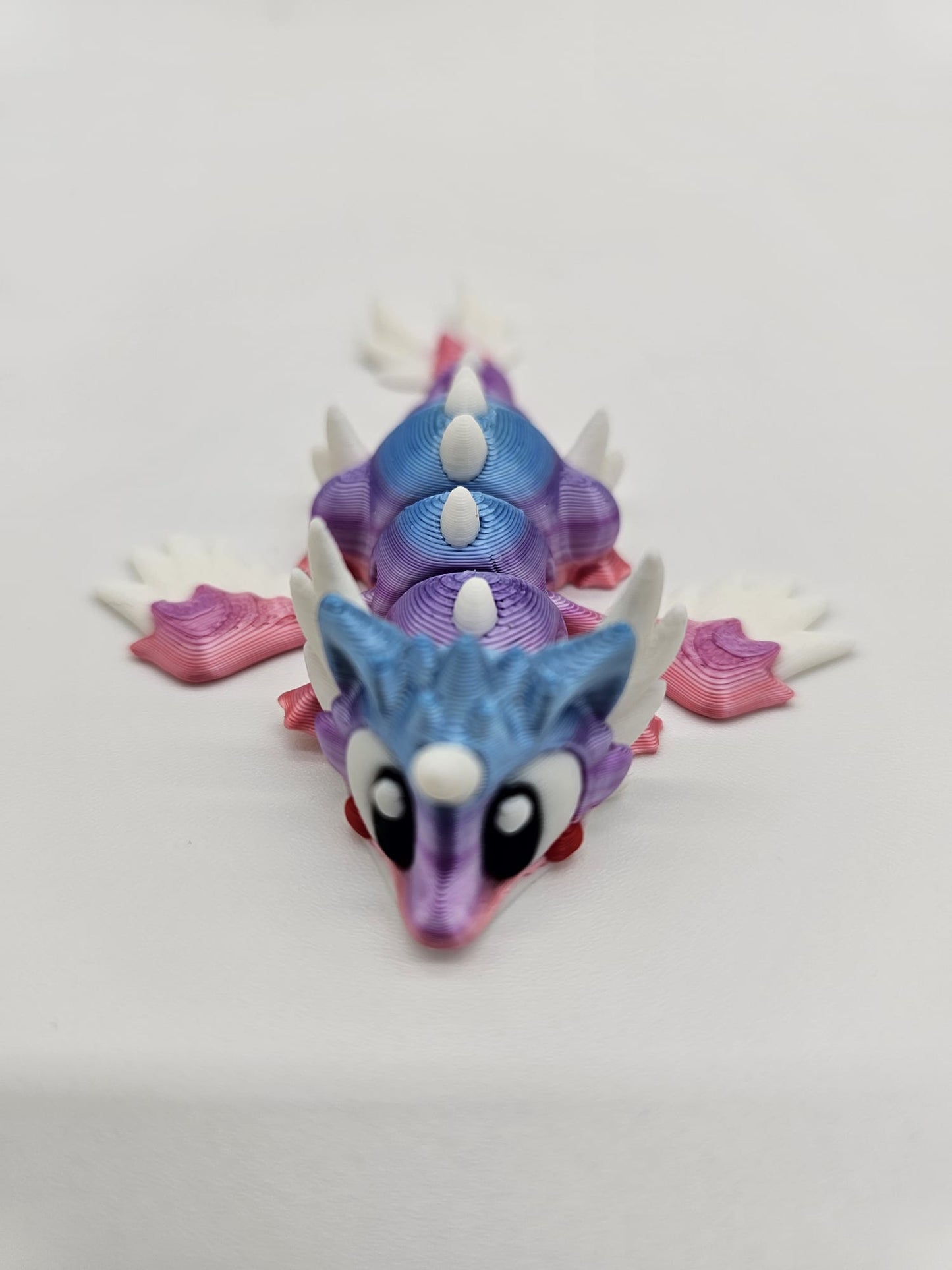 Jucarie Articulata Dragon Unicorn Curcubeu - Figurina Flexibila Fidget