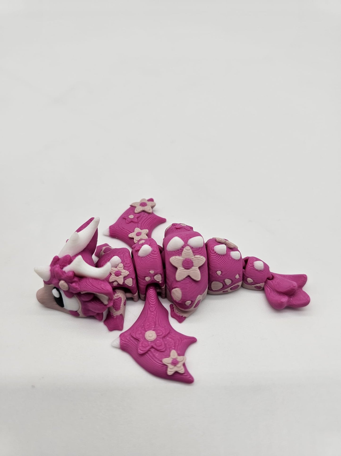 Jucarie Articulata Dragon Flori Cires cu Ou Decorativ - Figurina Flexibila Fidget