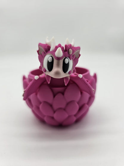 Jucarie Articulata Dragon Flori Cires cu Ou Decorativ - Figurina Flexibila Fidget