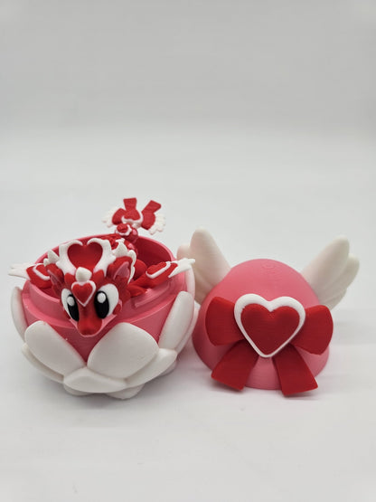 Jucarie Articulata Dragon Inimioara - Figurina Flexibila Fidget
