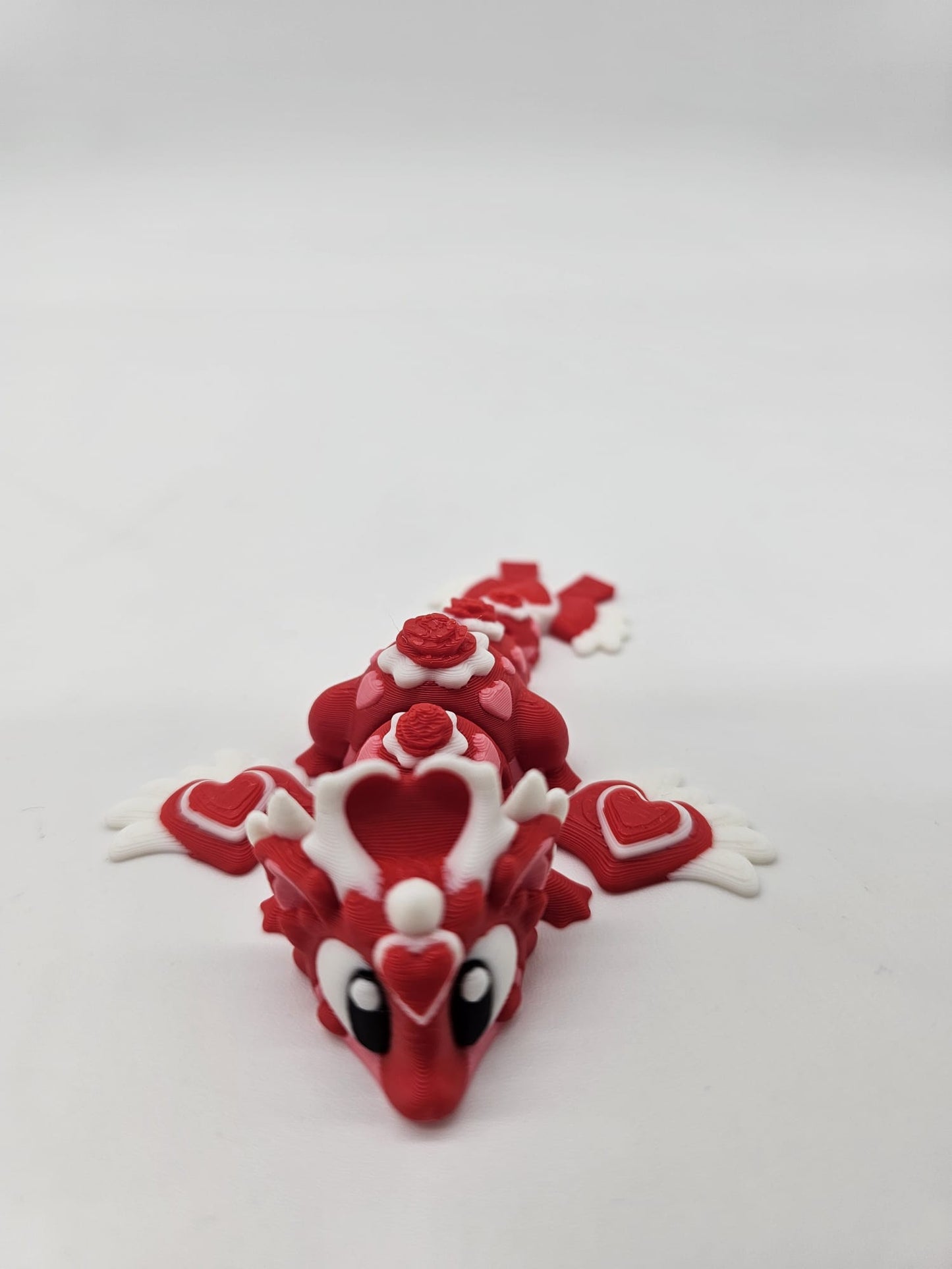 Jucarie Articulata Dragon Inimioara - Figurina Flexibila Fidget