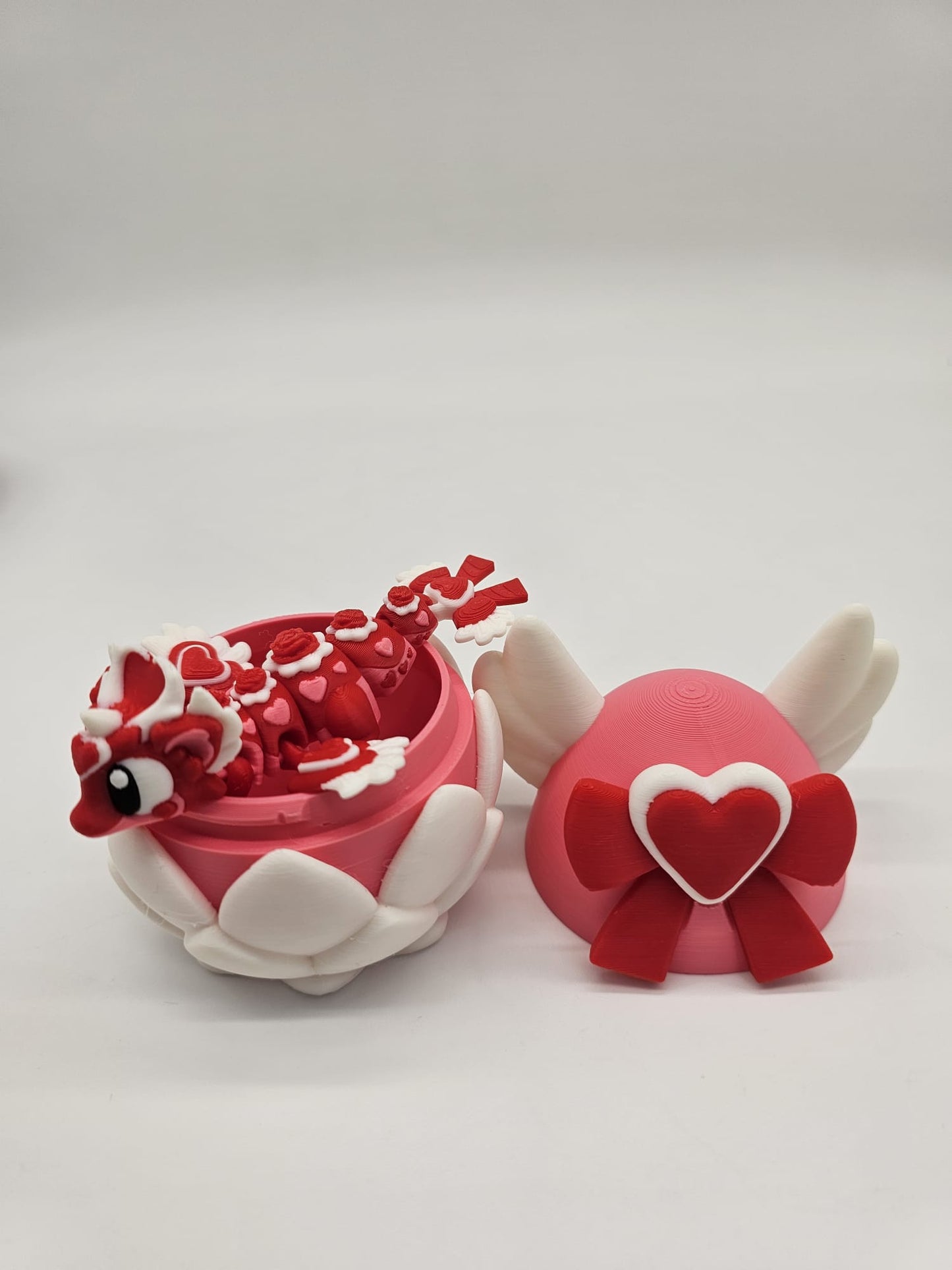 Jucarie Articulata Dragon Inimioara - Figurina Flexibila Fidget