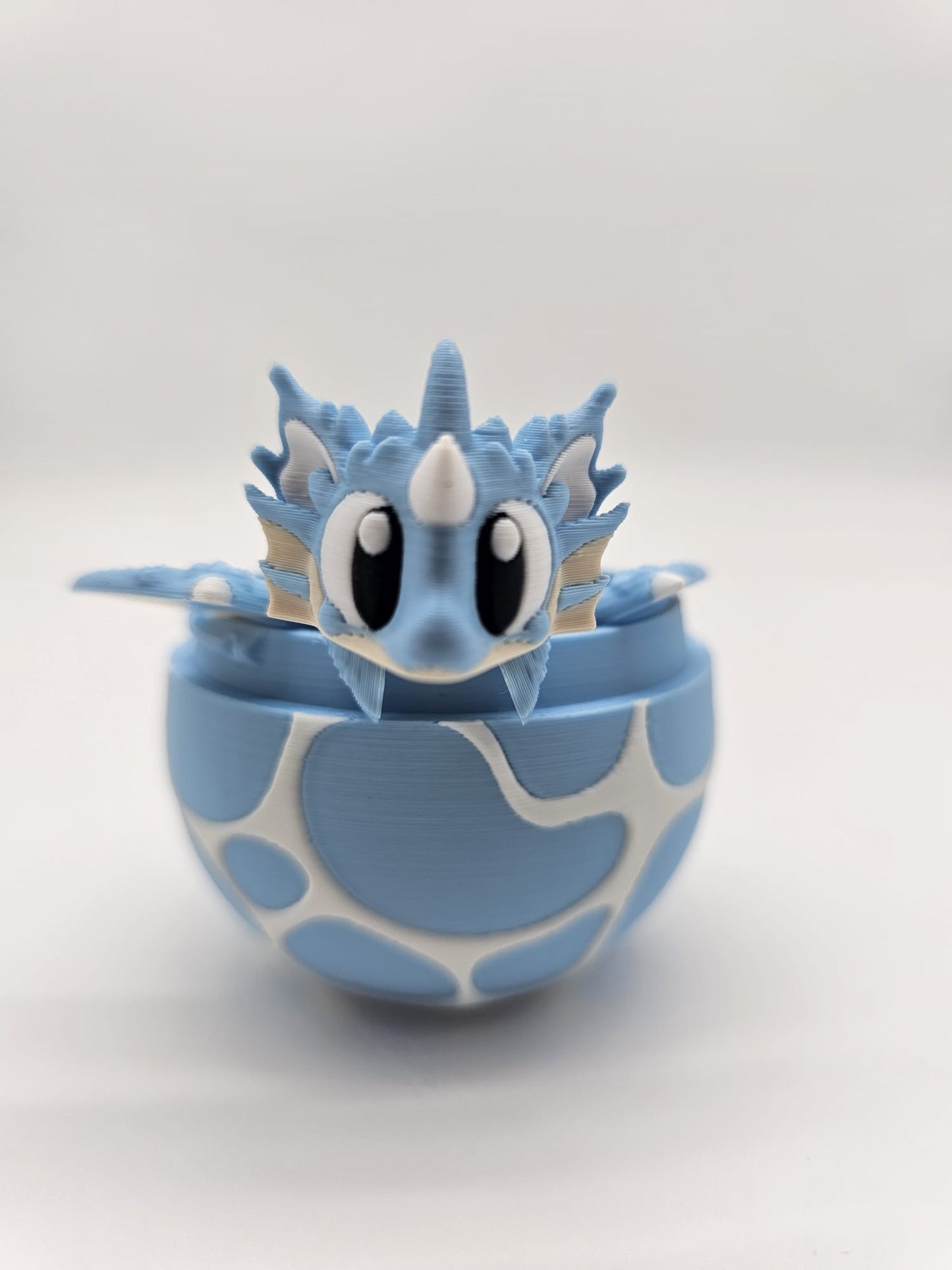 Jucarie Articulata Dragon Marin cu Ou - Figurina Flexibila